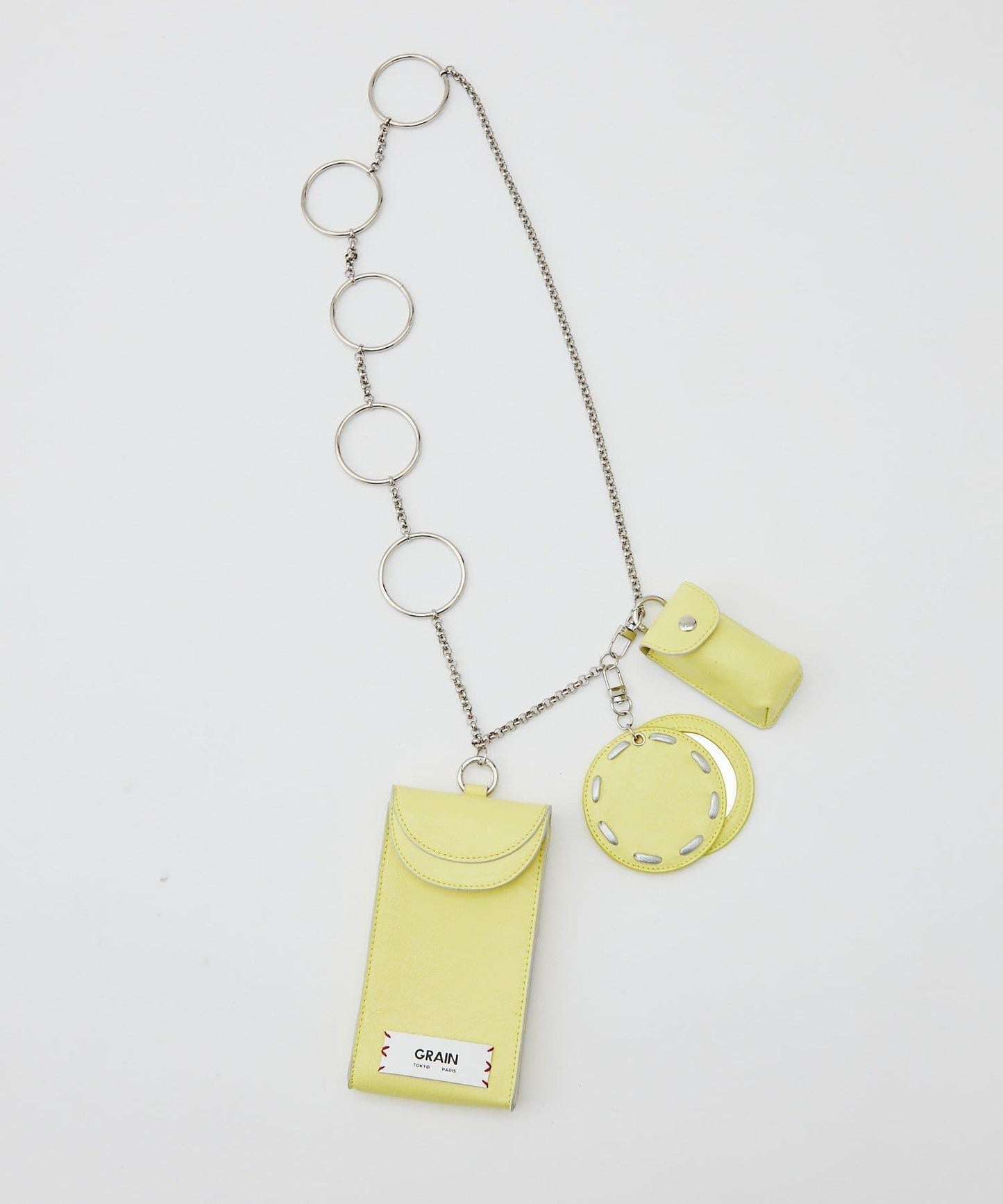 【GRAIN/グレイン】復古多層鏈條單肩包