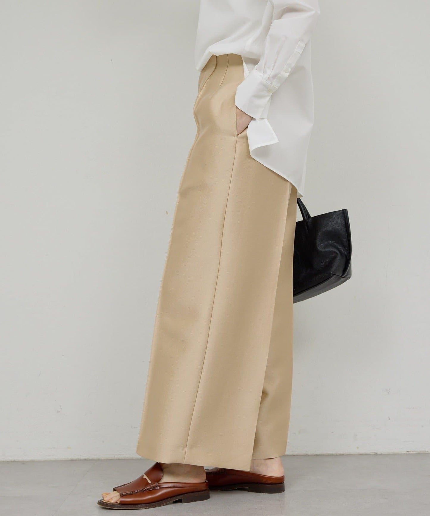 【近期開始】【可搭配套裝】絲滑雙層面料長褲