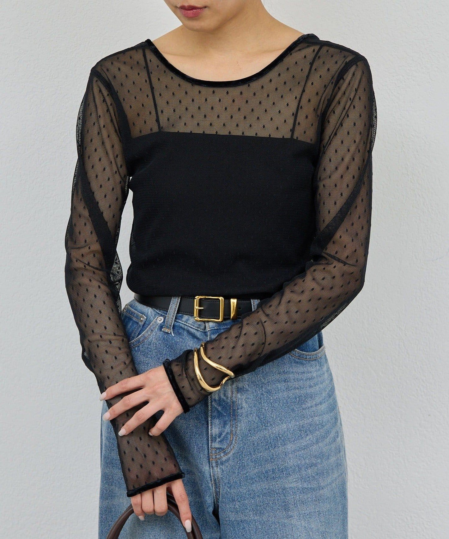 【近日開始】【2way】網紗套頭衫