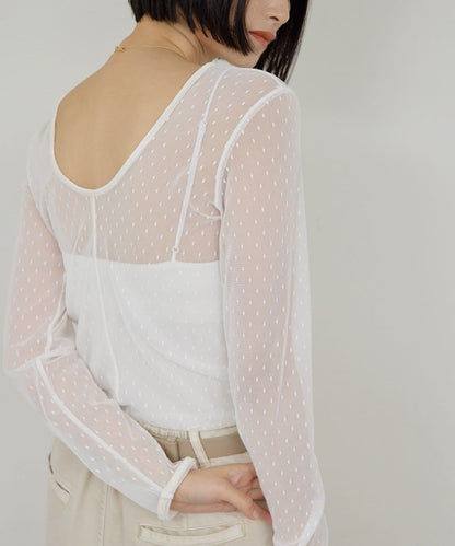 【近日開始】【2way】網紗套頭衫
