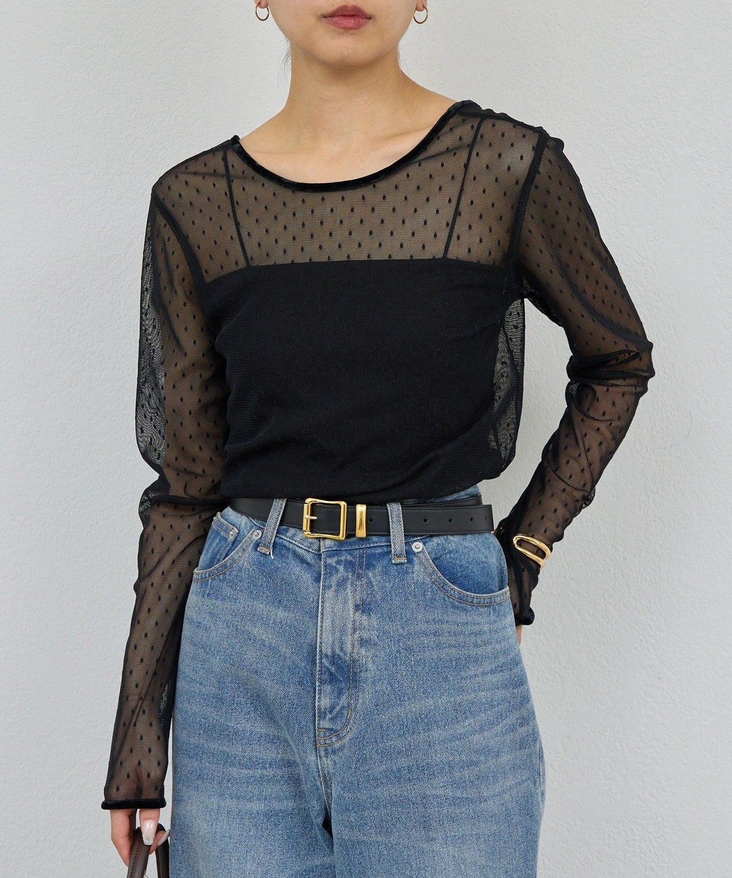 【近日開始】【2way】網紗套頭衫