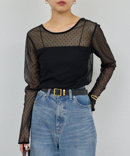 【近日開始】【2way】網紗套頭衫