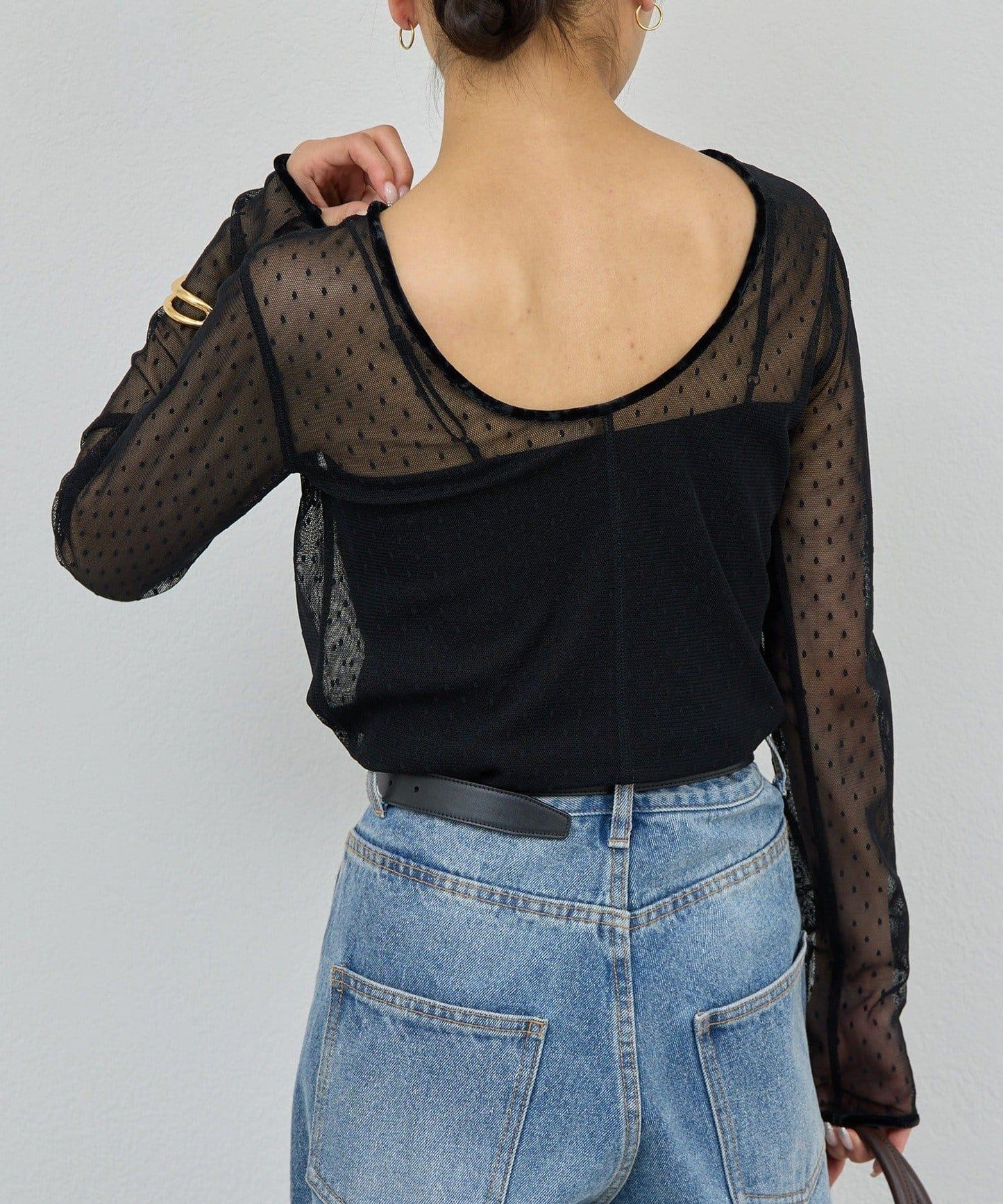 【近日開始】【2way】網紗套頭衫