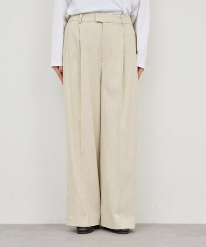 【近日開始】【可搭配套裝】雙褶花呢長褲