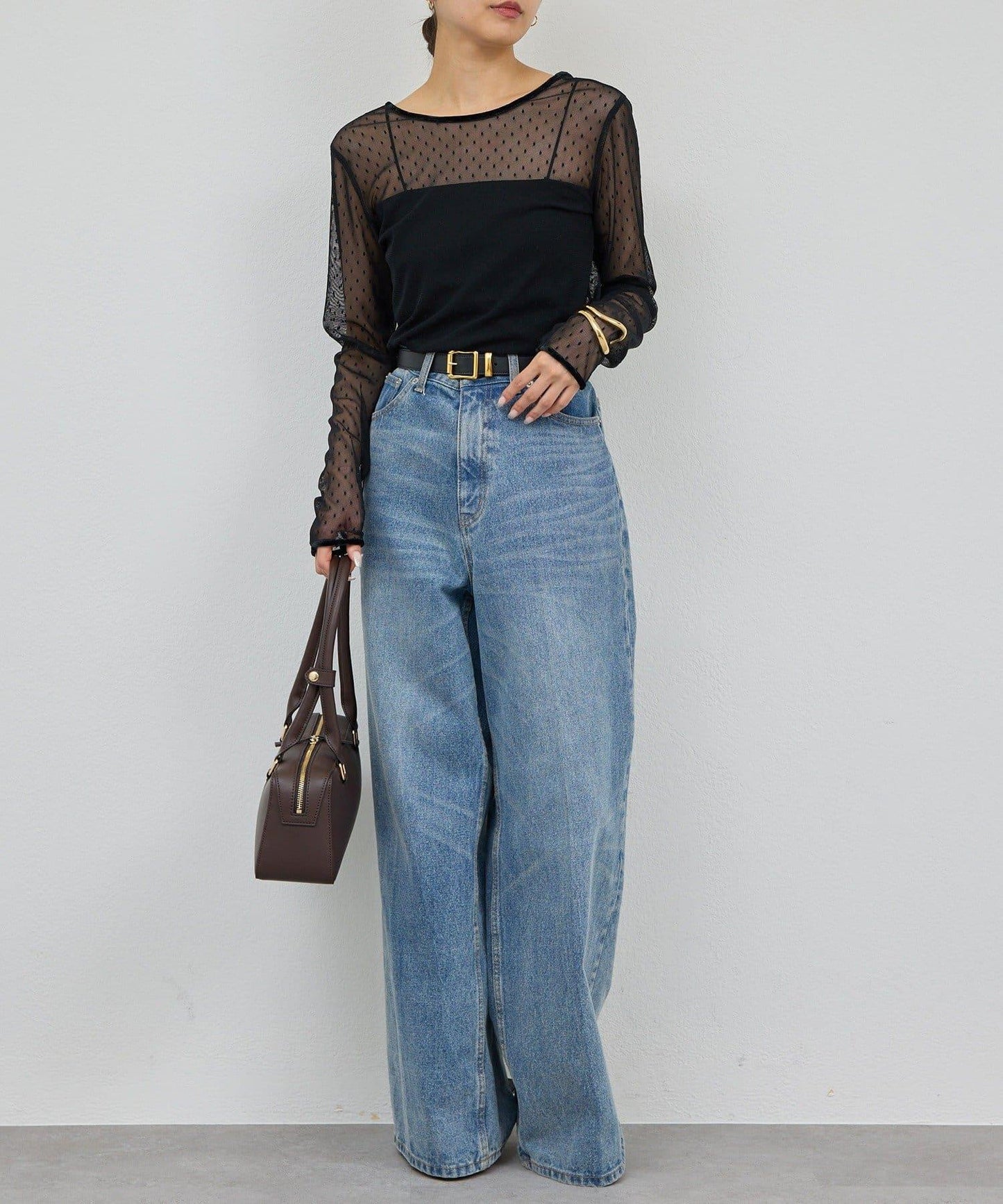 【近日開始】【2way】網紗套頭衫