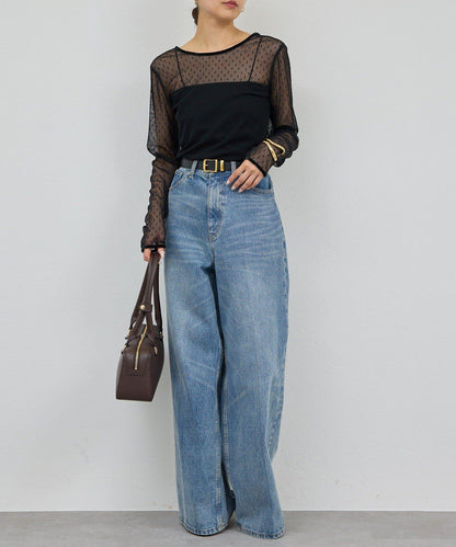 【近日開始】【2way】網紗套頭衫