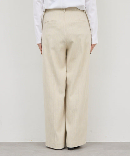 【近日開始】【可搭配套裝】雙褶花呢長褲