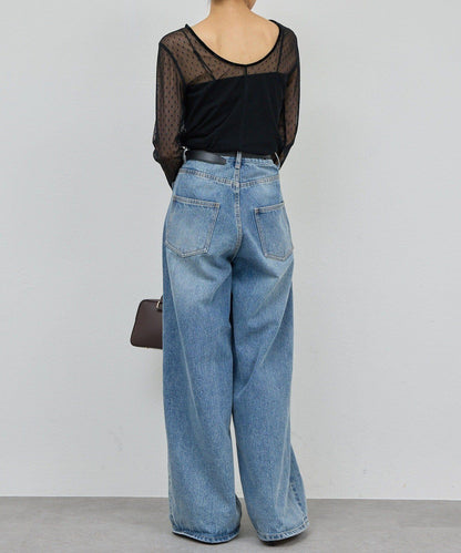 【近日開始】【2way】網紗套頭衫