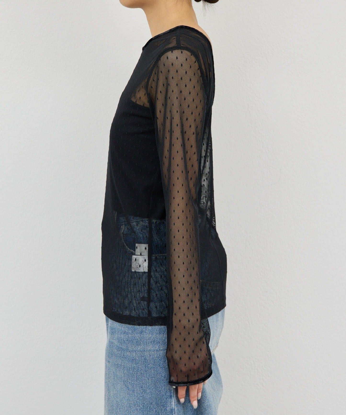 【近日開始】【2way】網紗套頭衫