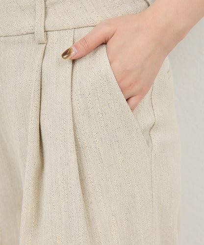 【近日開始】【可搭配套裝】雙褶花呢長褲