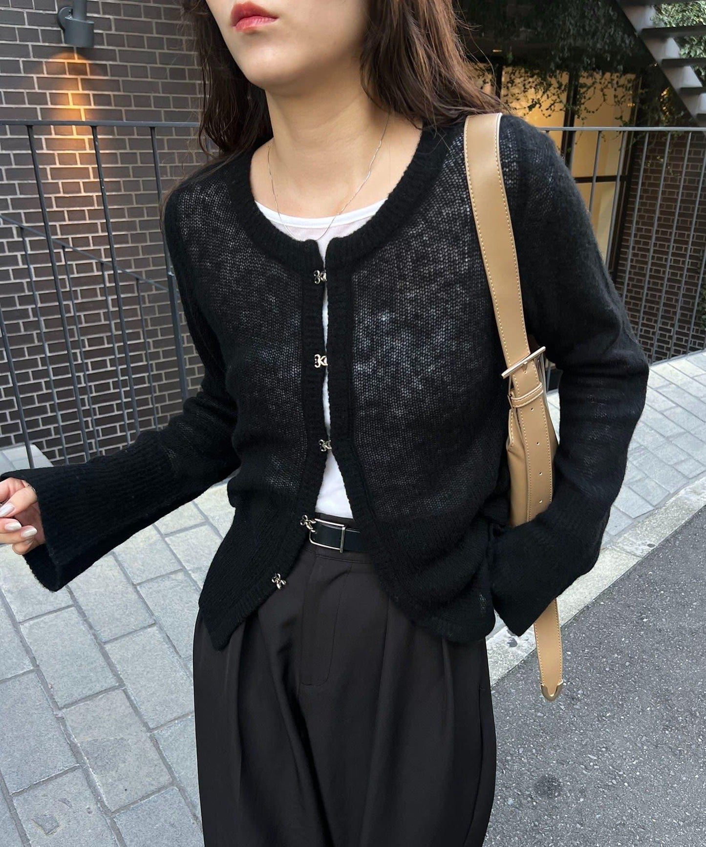 【CAPRICIEUX LE'MAGE】天絲羊毛扣式開衫