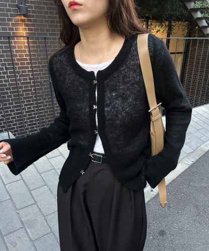 【CAPRICIEUX LE'MAGE】天絲羊毛扣式開衫