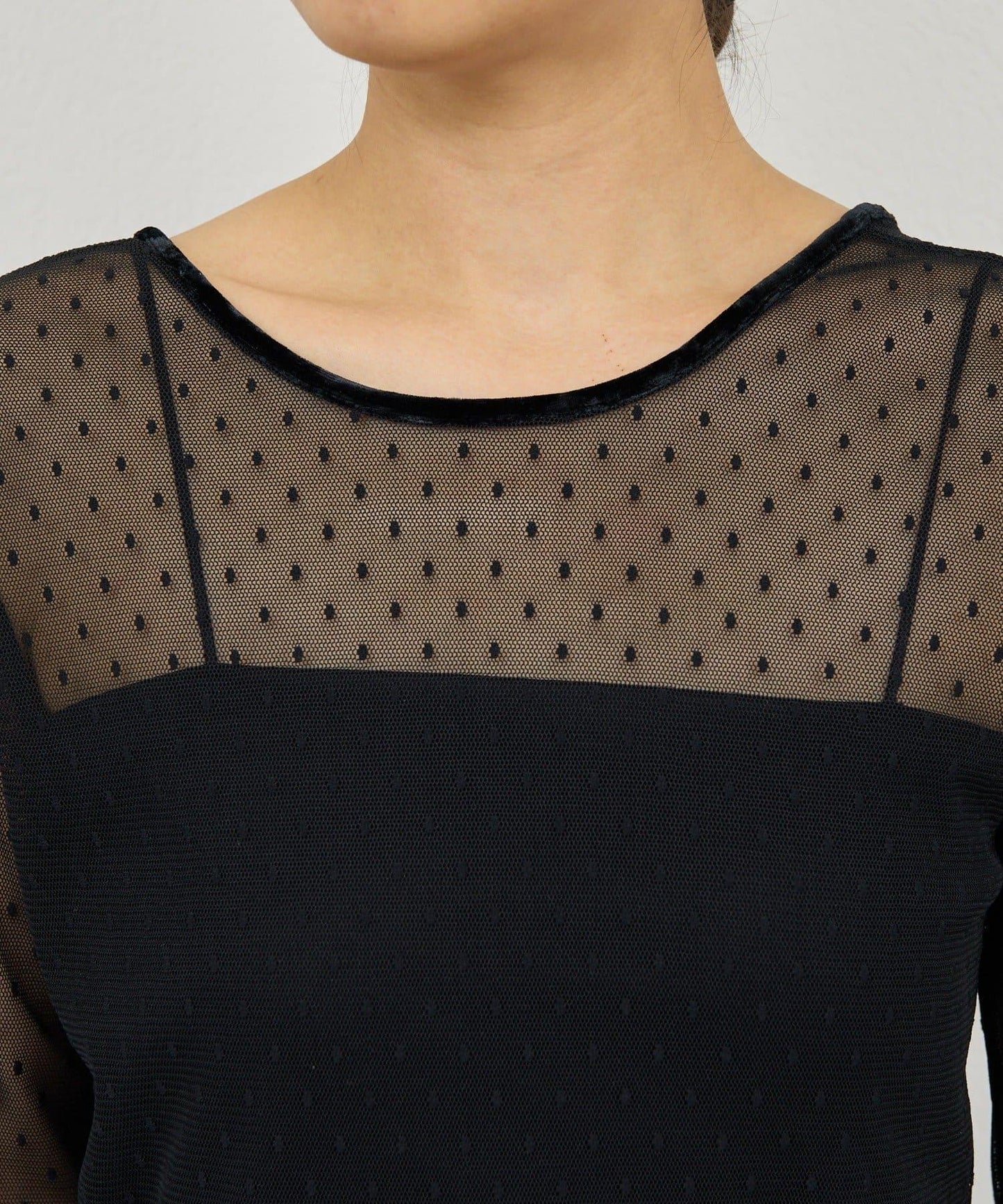 【近日開始】【2way】網紗套頭衫