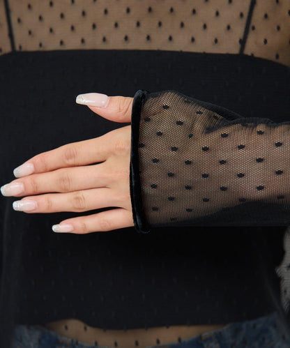 【近日開始】【2way】網紗套頭衫