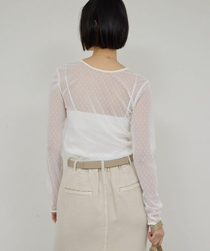 【近日開始】【2way】網紗套頭衫