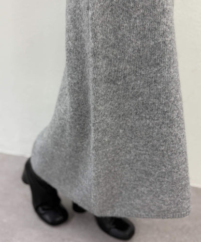 高領針織連衣裙