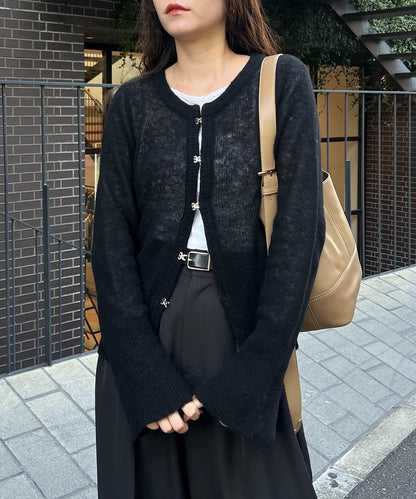 【CAPRICIEUX LE'MAGE】天絲羊毛扣式開衫