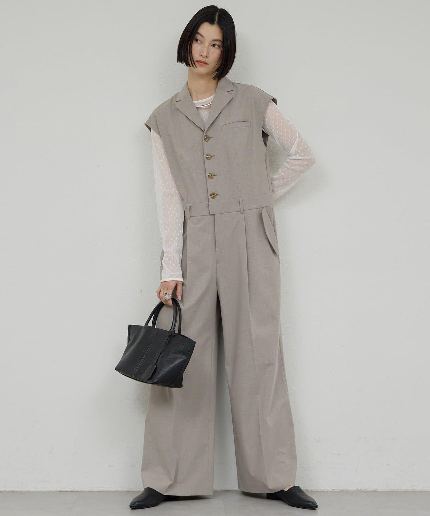 【近日開始】【2way】網紗套頭衫