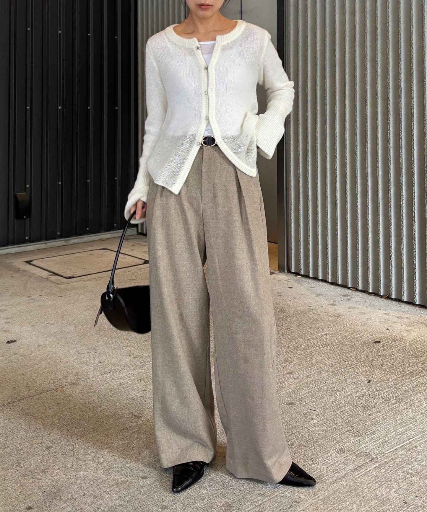 【CAPRICIEUX LE'MAGE】天絲羊毛扣式開衫