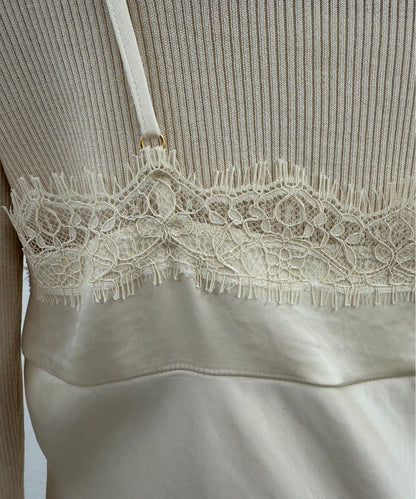 蕾絲吊帶連衣裙