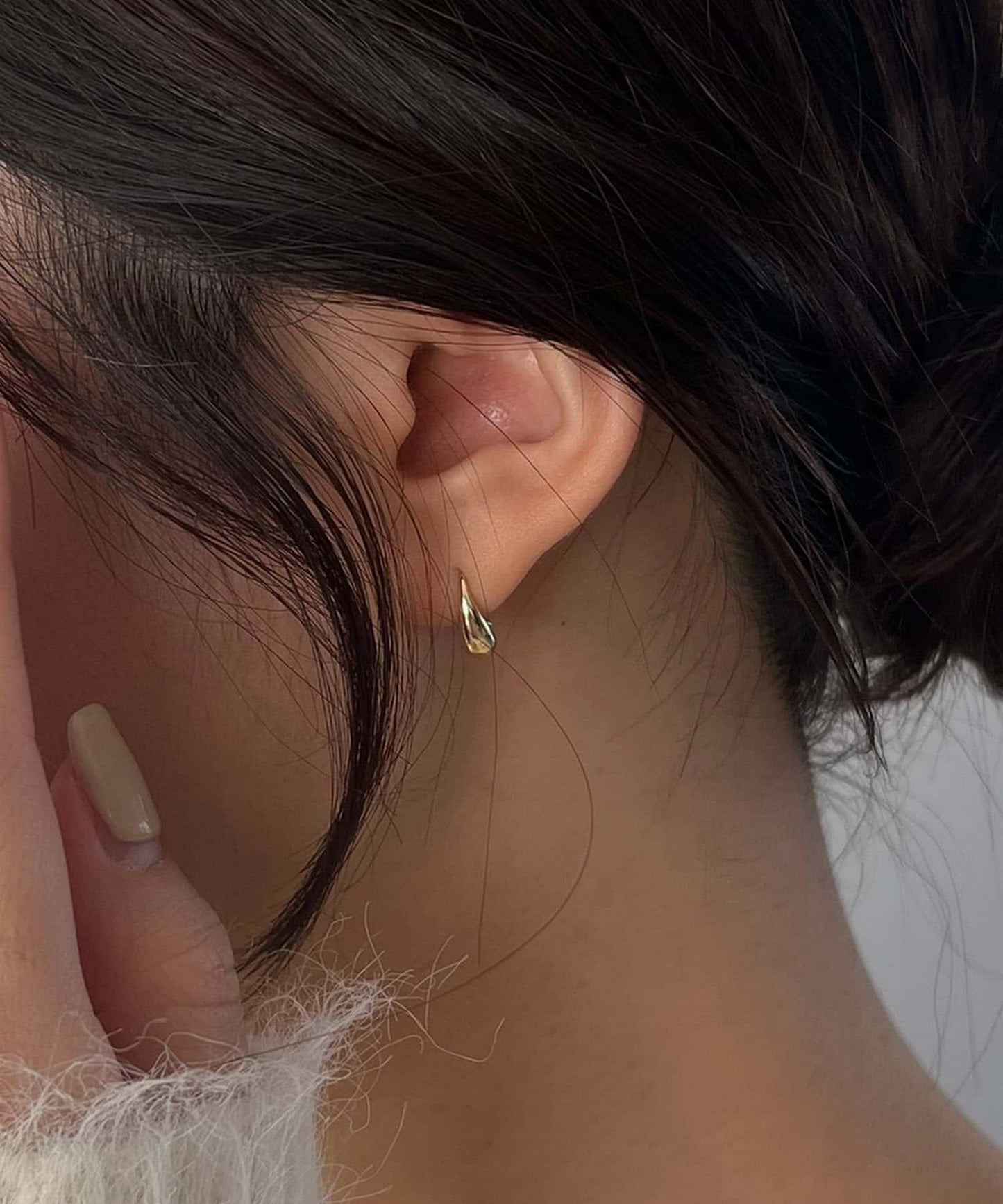 GOLDY水滴形耳鉤耳環