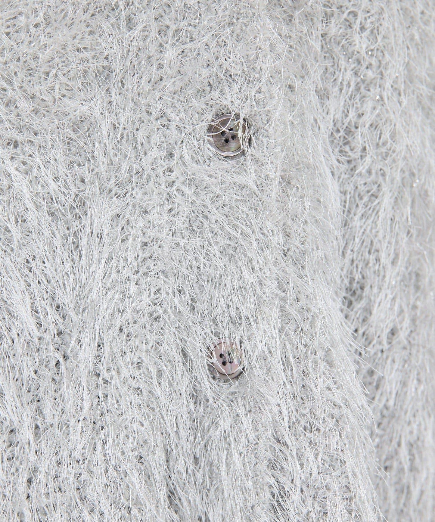 【近期開始】【2way】亮片長毛針織開衫