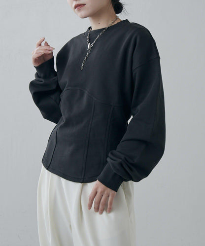 束身衣風格衛衣套頭衫