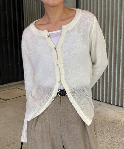 【CAPRICIEUX LE'MAGE】天絲羊毛扣式開衫