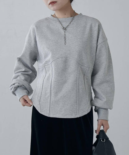 束身衣風格衛衣套頭衫