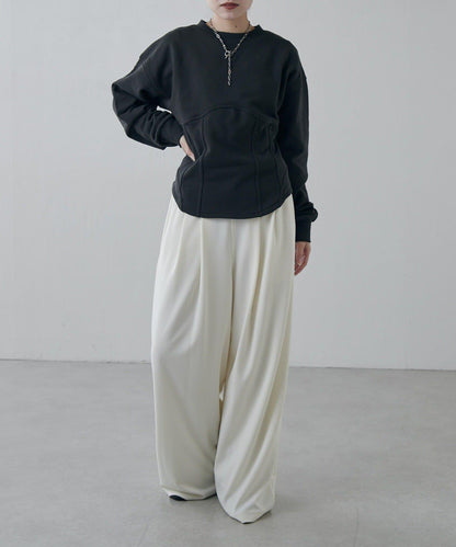 束身衣風格衛衣套頭衫