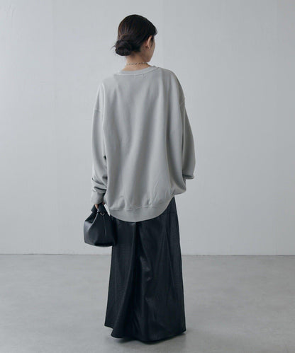 緞面仿皮半身裙