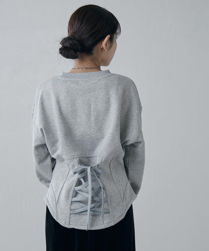 束身衣風格衛衣套頭衫