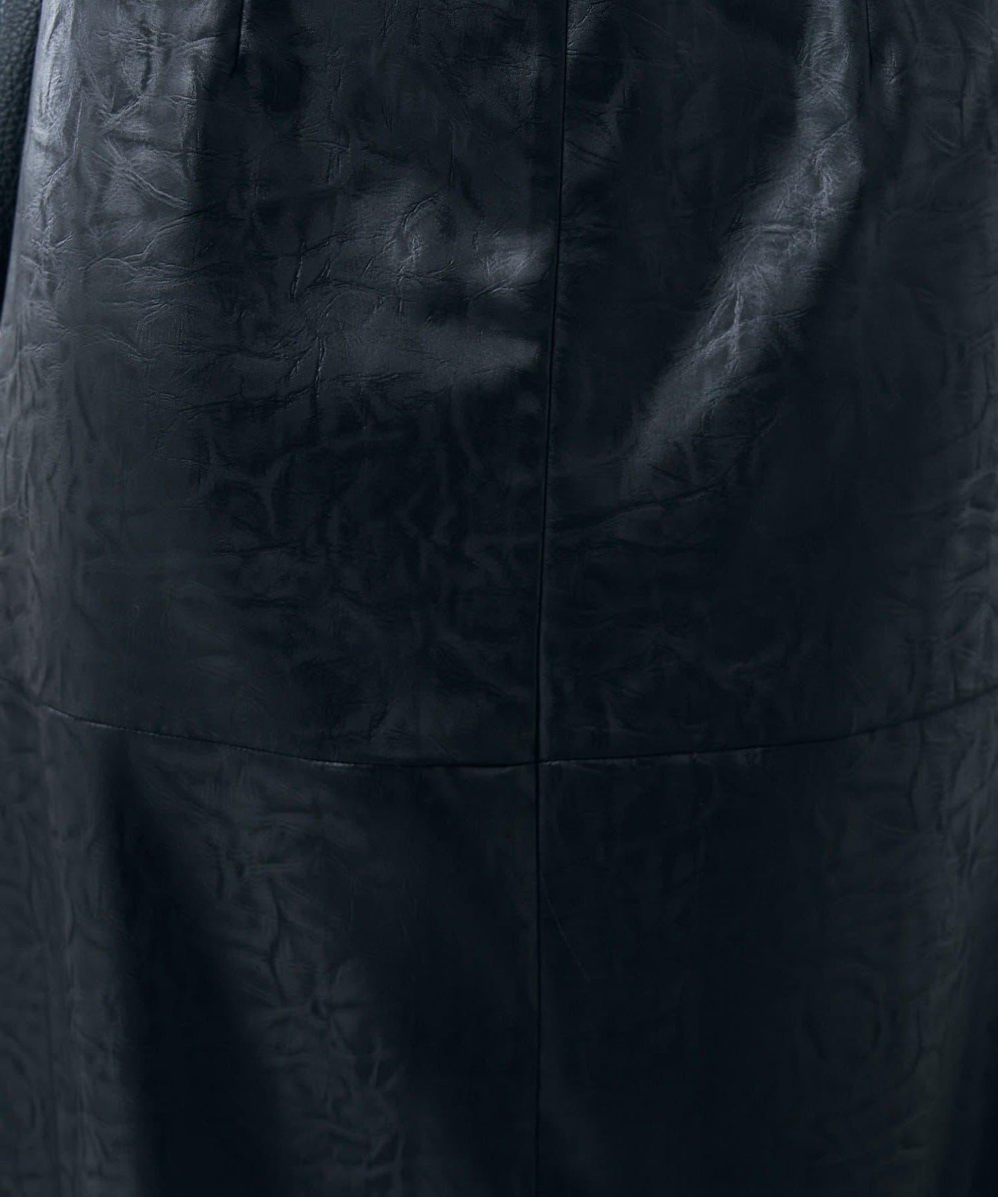 緞面仿皮半身裙