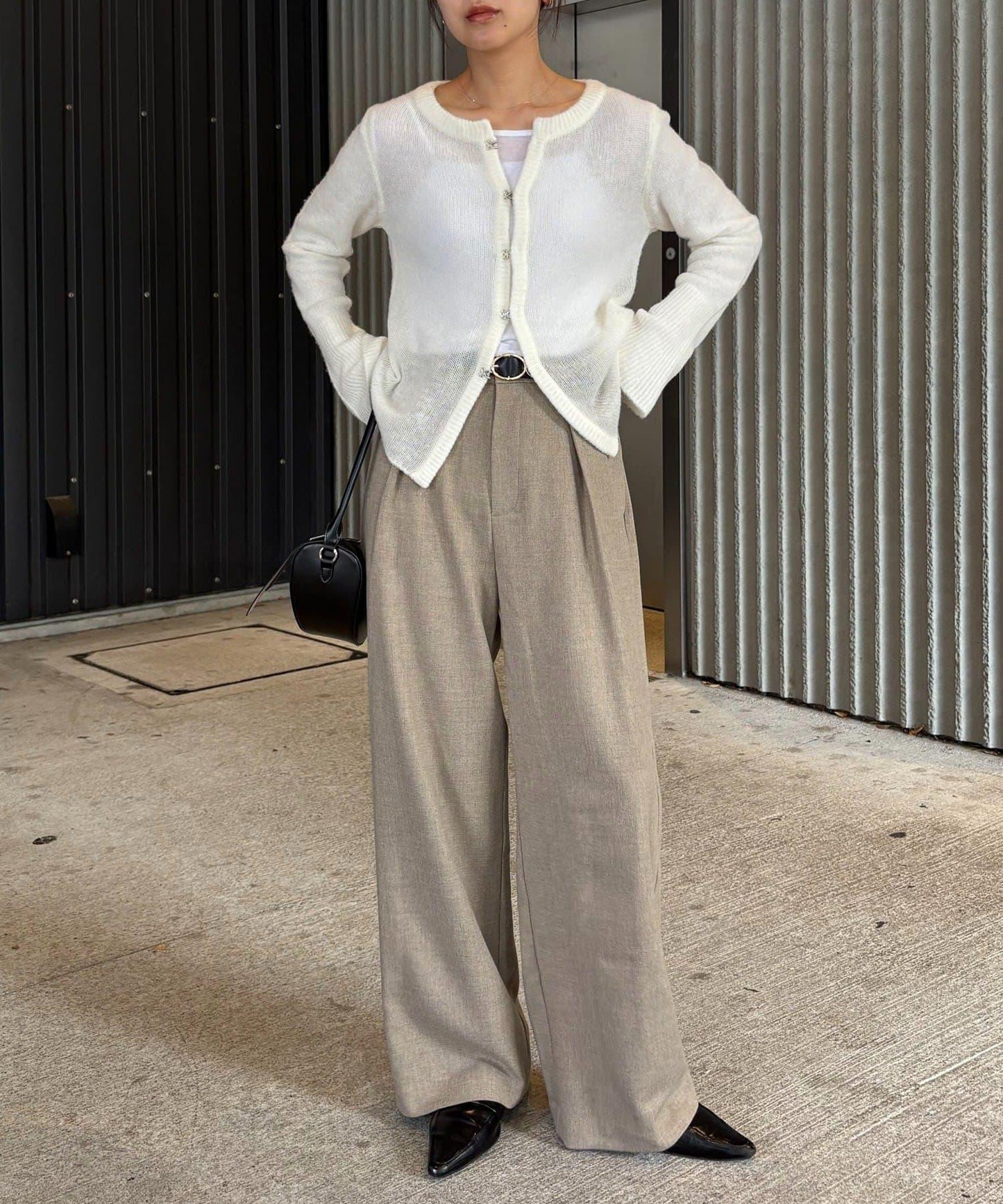 【CAPRICIEUX LE'MAGE】天絲羊毛扣式開衫