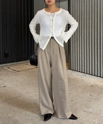 【CAPRICIEUX LE'MAGE】天絲羊毛扣式開衫