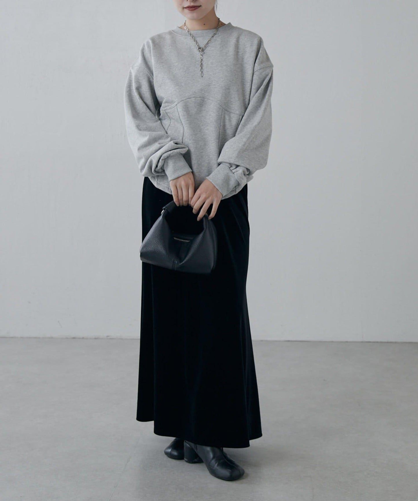 束身衣風格衛衣套頭衫