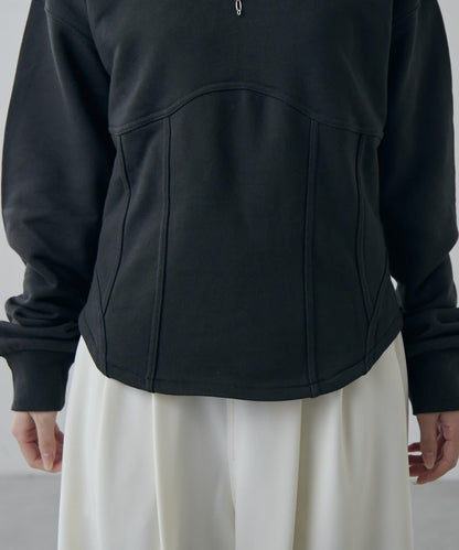 束身衣風格衛衣套頭衫