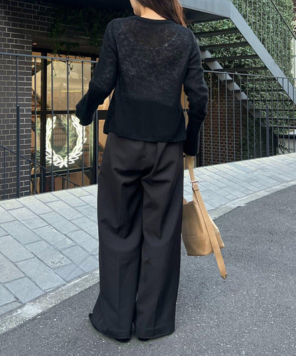 【CAPRICIEUX LE'MAGE】天絲羊毛扣式開衫