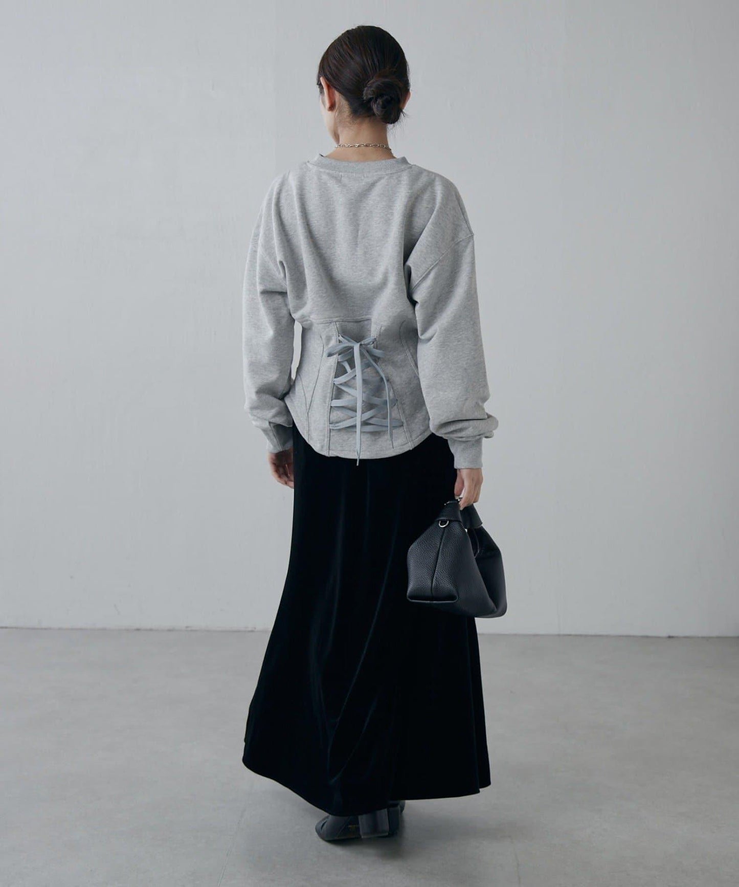 束身衣風格衛衣套頭衫