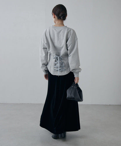 束身衣風格衛衣套頭衫