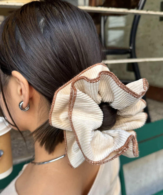 lil燈芯絨蓬鬆髮圈