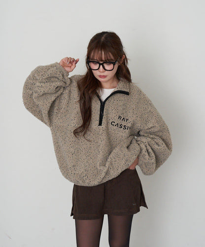 燈芯絨水洗微型短褲