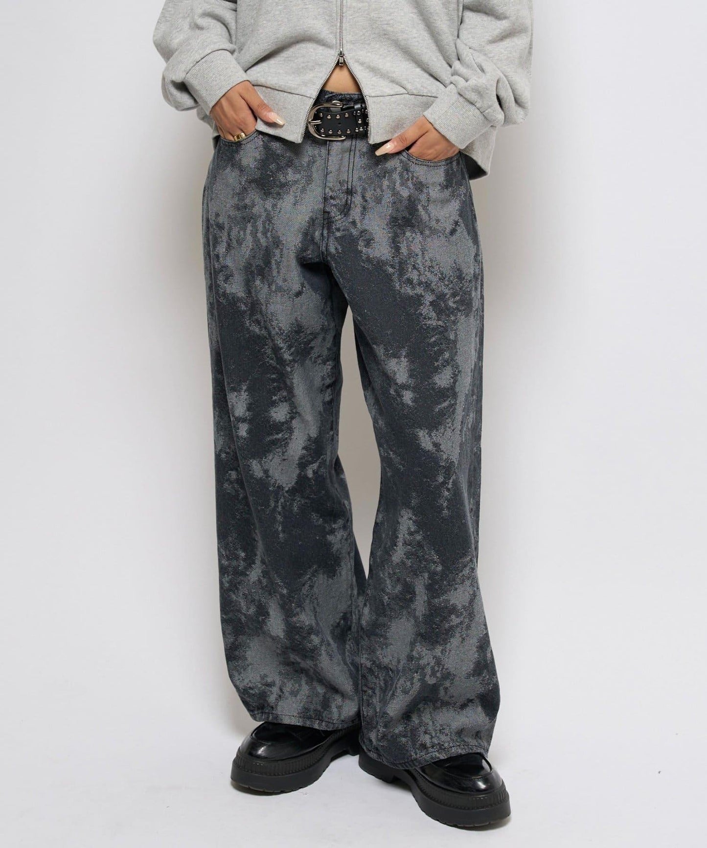 【WHO'S WHO gallery】多款圖案低腰牛仔褲