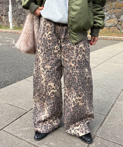 【UNISEX】多款圖案工裝褲