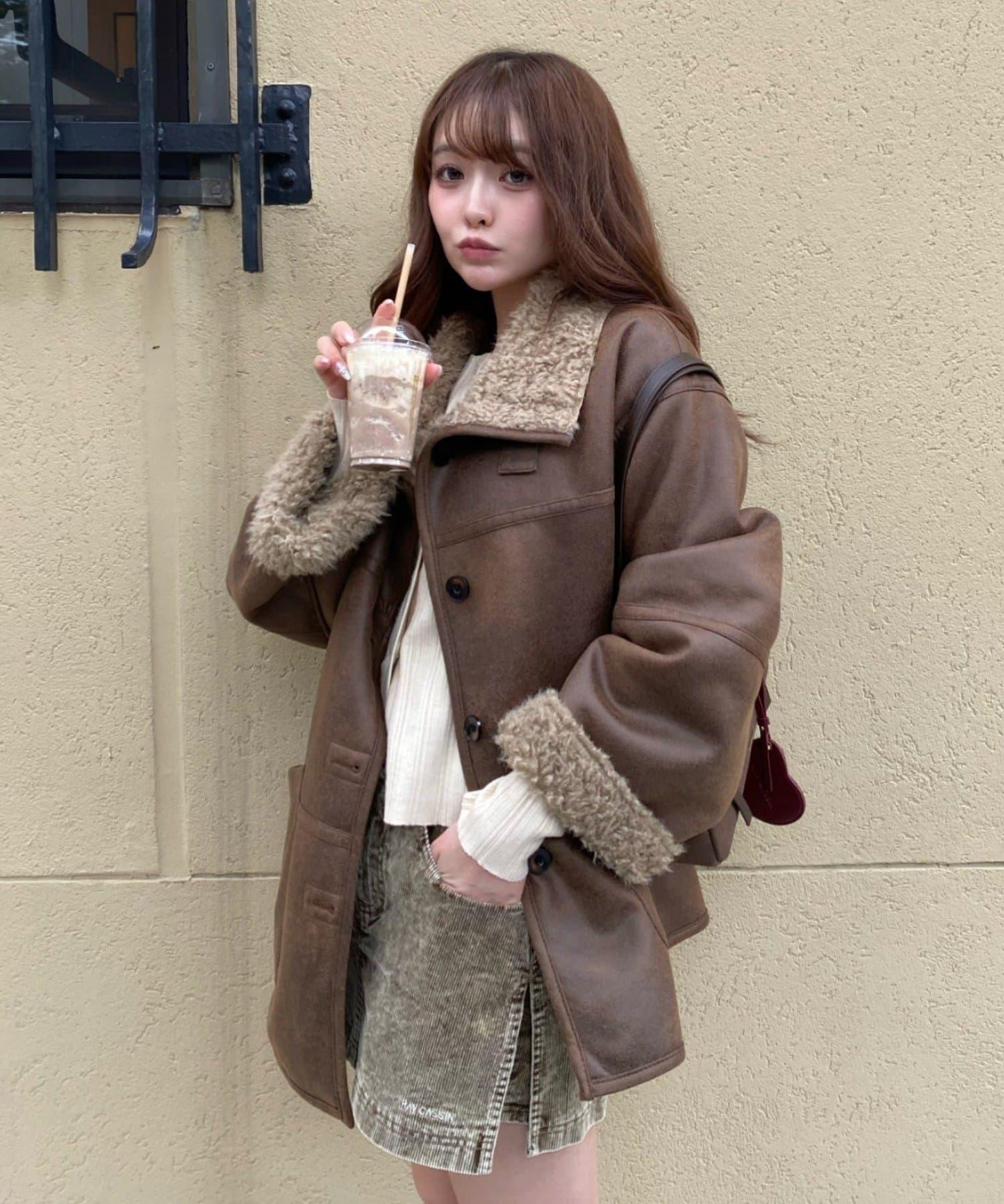 燈芯絨水洗微型短褲