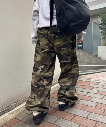 【UNISEX】多款圖案工裝褲