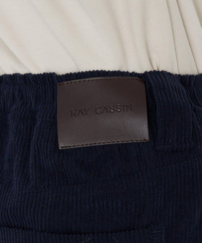 燈芯絨水洗微型短褲