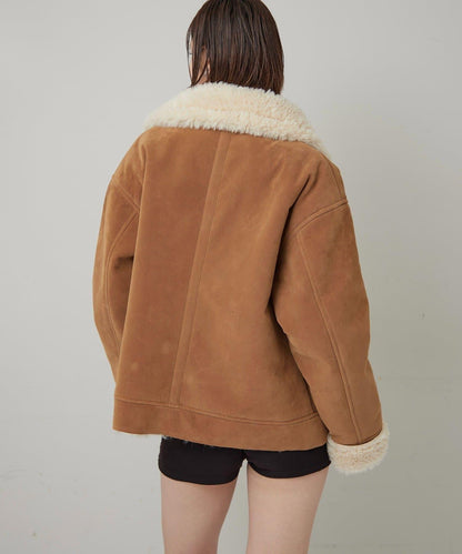 麂皮羊羔絨夾克