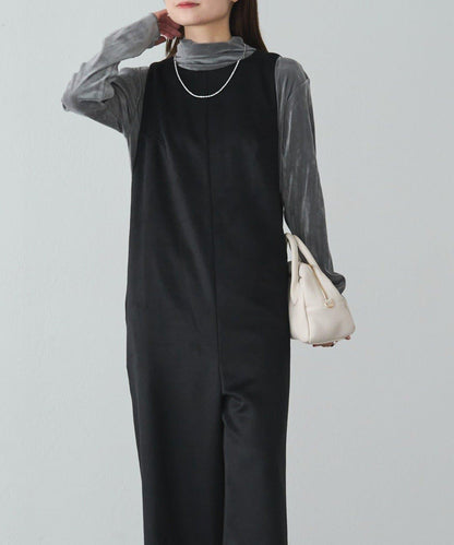 羊毛混紡雙面連體褲