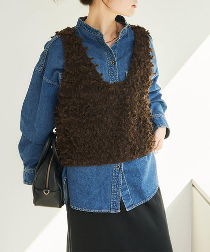 流蘇針織吊帶背心